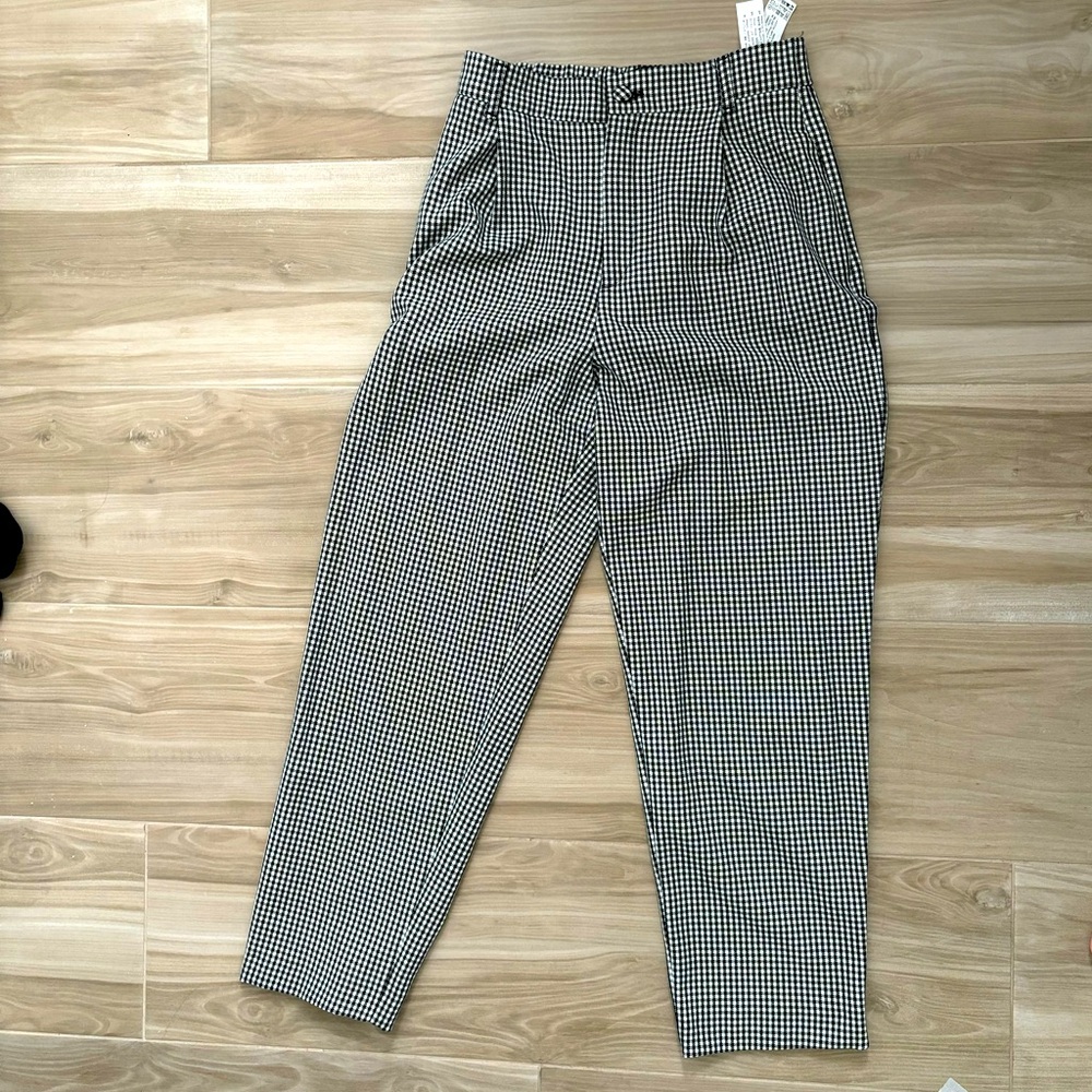 Zara houndstooth trousers, small